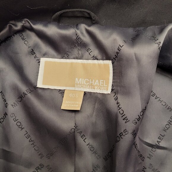 MICHAEL Michael Kors | Black Classic Button-Front Coat | Women’s XL (Men’s 40S) - Picture 4 of 7